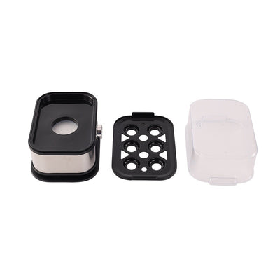 Stainless Steel Egg Boiler Small Mini-portable Belt