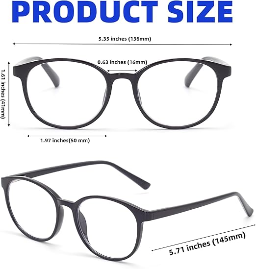 Blue Light Blocking Glasses for Men & Women | Anti Eye Strain Computer Glasses